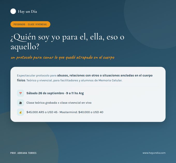 Flyer del posgrado ¿Quién soy yo para él, ella, eso o aquello?